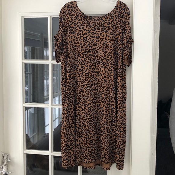 Terra & Sky Dresses & Skirts - Gorgeous animal print shift dress